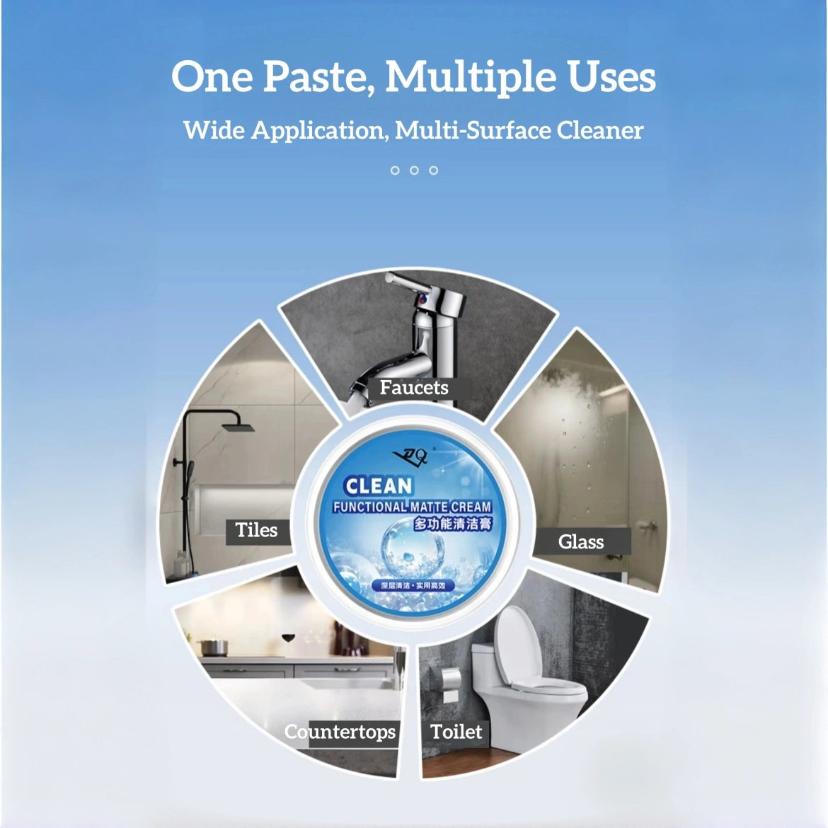 Coconut Oil Cleaning Paste — For Glass, Ovens, Faucets, Tiles & More