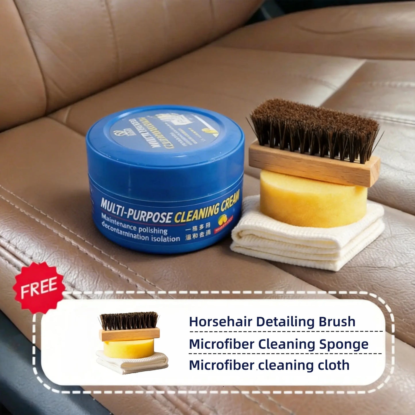 All-in-One Plant-Based Leather Cleaner