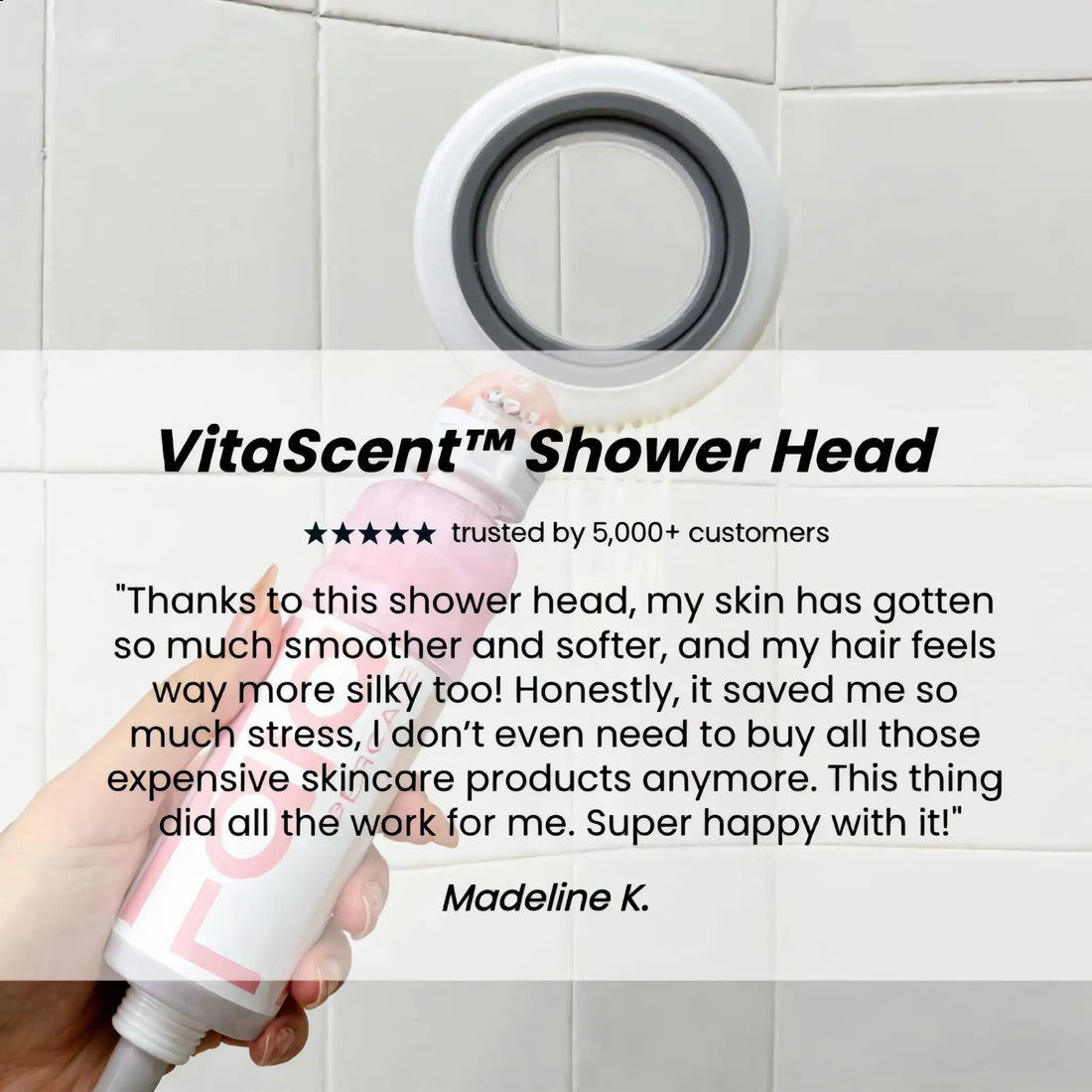 VitaScent™ Shower Head