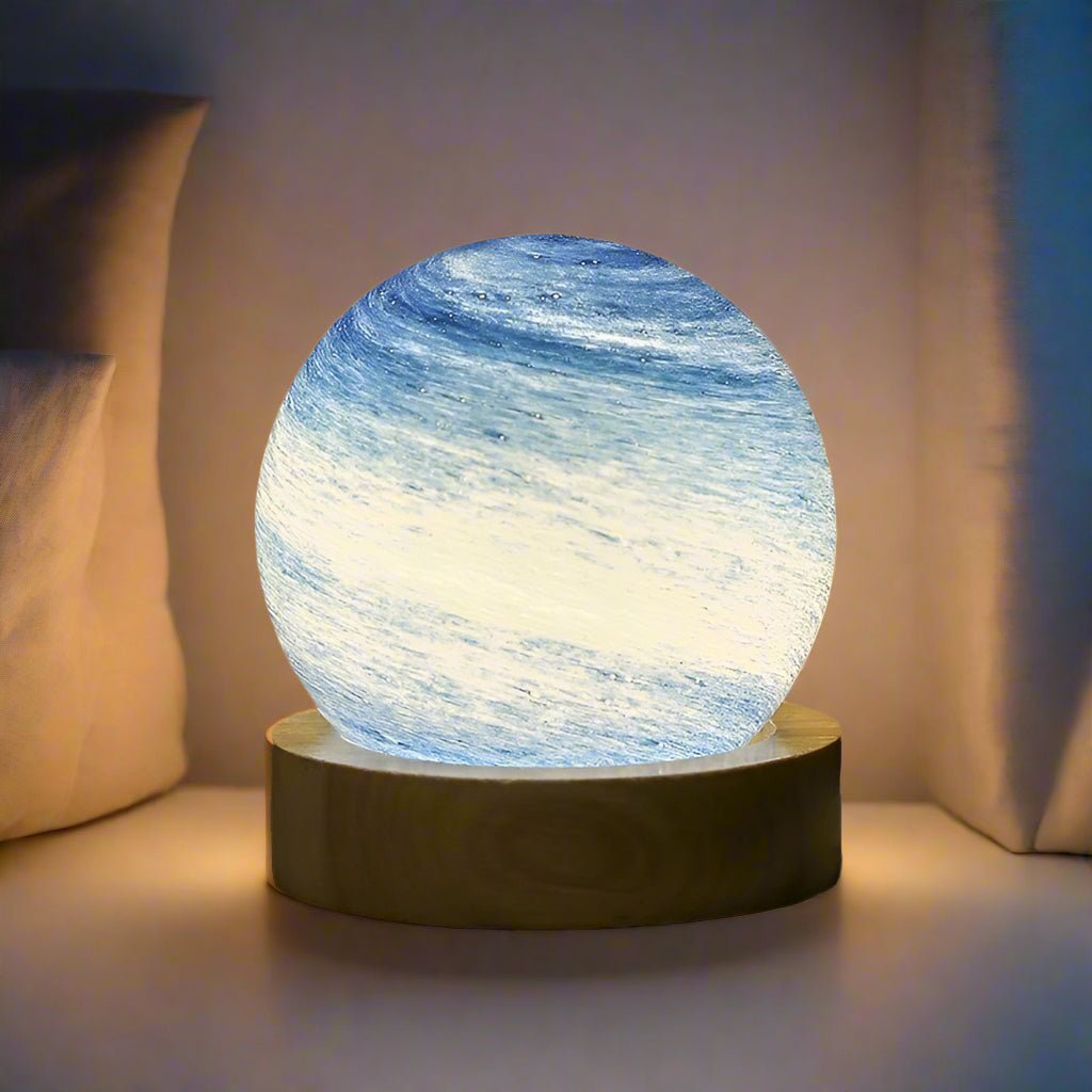 Stunning galaxy ambient light for bedroom/living rooms, featuring a beautiful starry night sky, elegant and calming decor   