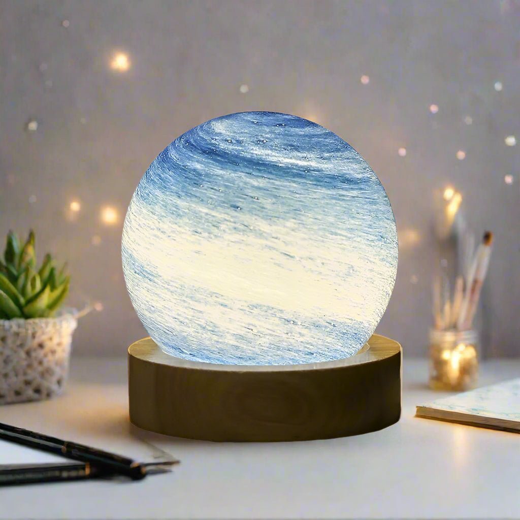 Stunning galaxy ambient light for bedroom/living rooms, featuring a beautiful starry night sky, elegant and calming decor   