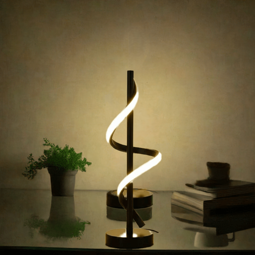 Luxury Spiral LED Bedside Reading Light– A Stunning Decorative Night Light - New Ye shop