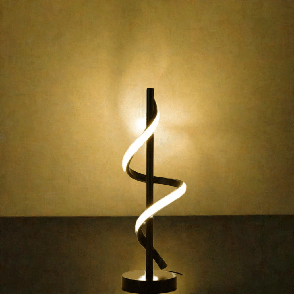 Luxury Spiral LED Bedside Reading Light– A Stunning Decorative Night Light - New Ye shop